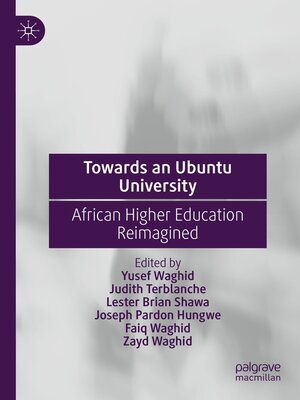 cover image of Towards an Ubuntu University